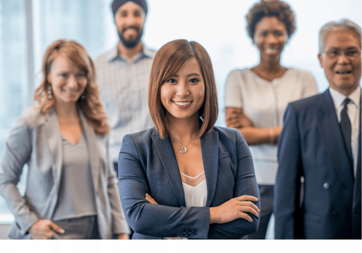 Diverse members of the business community